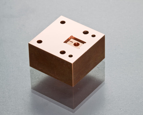 Micro Precision Machining- Micro mold: Aluminum bronze, high surface finish required on mold surface